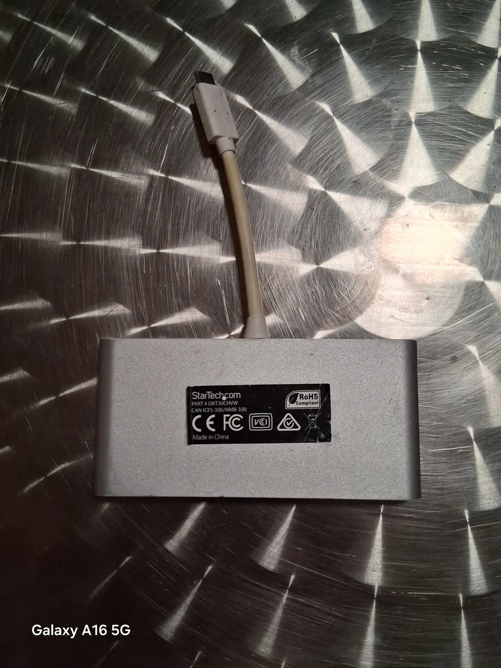White USB-C Multiport Adapter